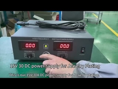 電解電源 15v 30a ハードクロム ニッケル 亜鉛 銅 スリバー プレート 矯正器