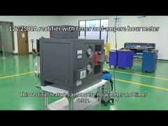 計時器とアンペア時間計の付いた12V 2500A直線器